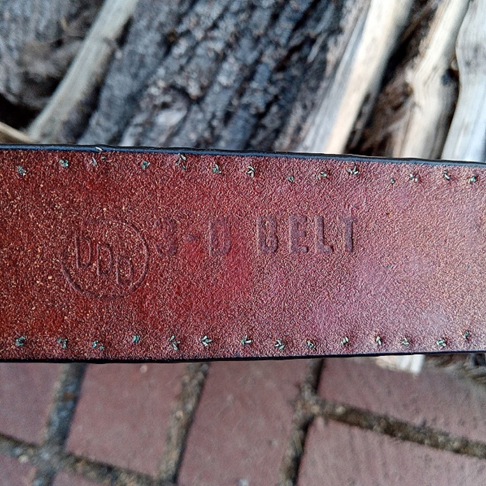 Sexy Tooled & Silver Cowboy 3-D Belt Sz 42 - Picture 5 of 8